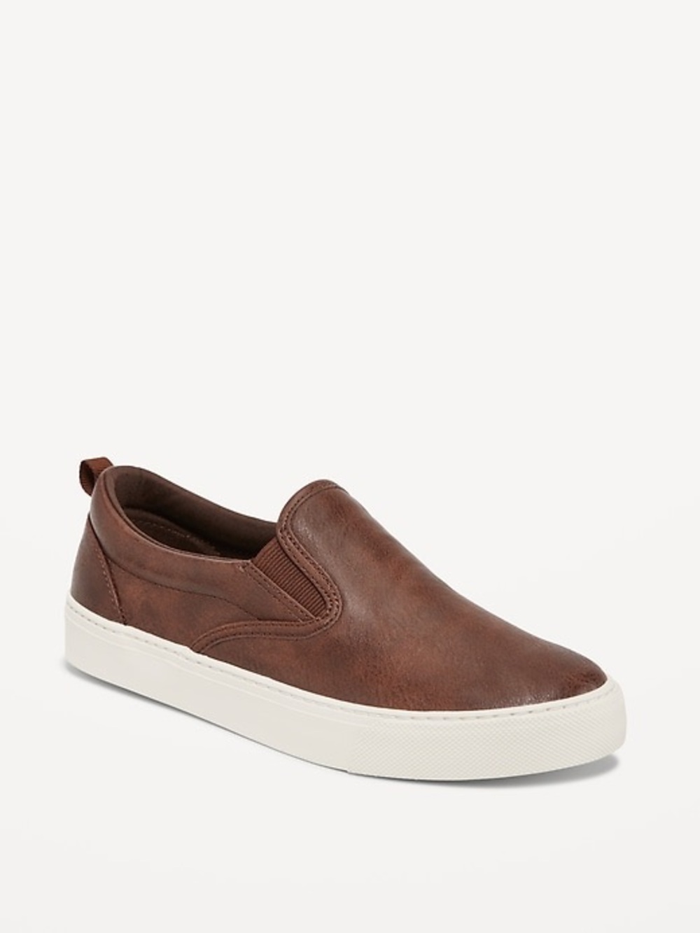 Old Navy Faux-Leather Slip-On Sneakers